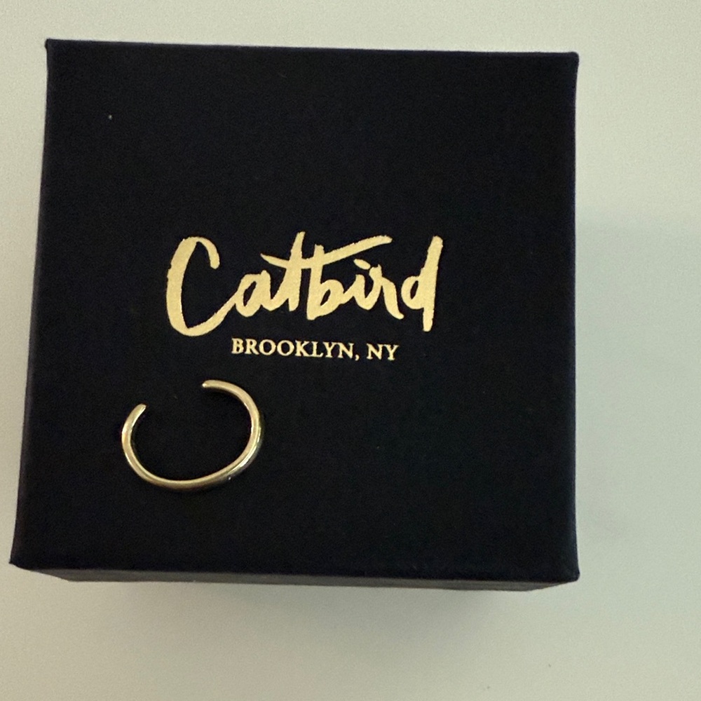 Catbird Gold Mini Hoop Earring